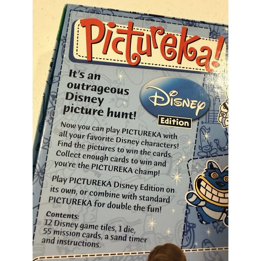 Pictureka Disney Edition Board Game Hasbro Parker Brothers-